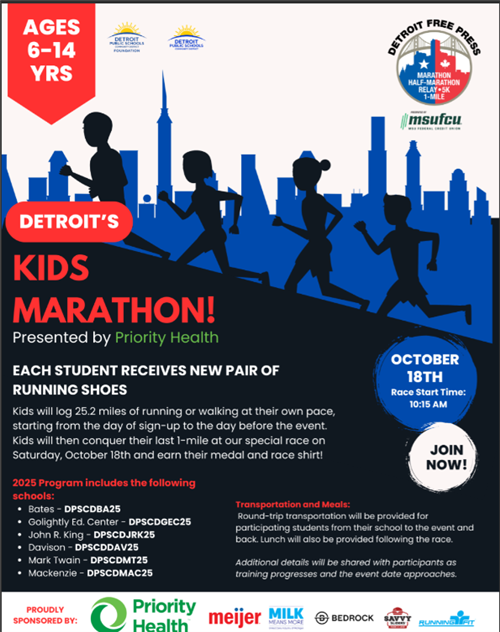  🏃‍♂️🏃‍♀️ Mackenzie Scholars – Detroit Free Press Kids Marathon! 🏅