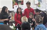 Students honoring our Teaching Hero's
