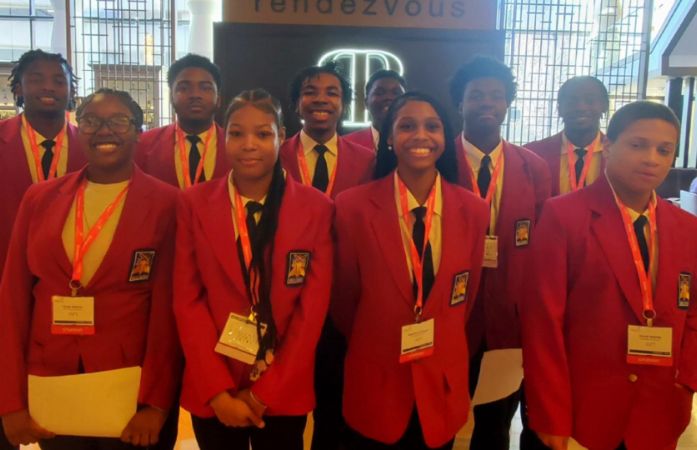  Students in their jackets