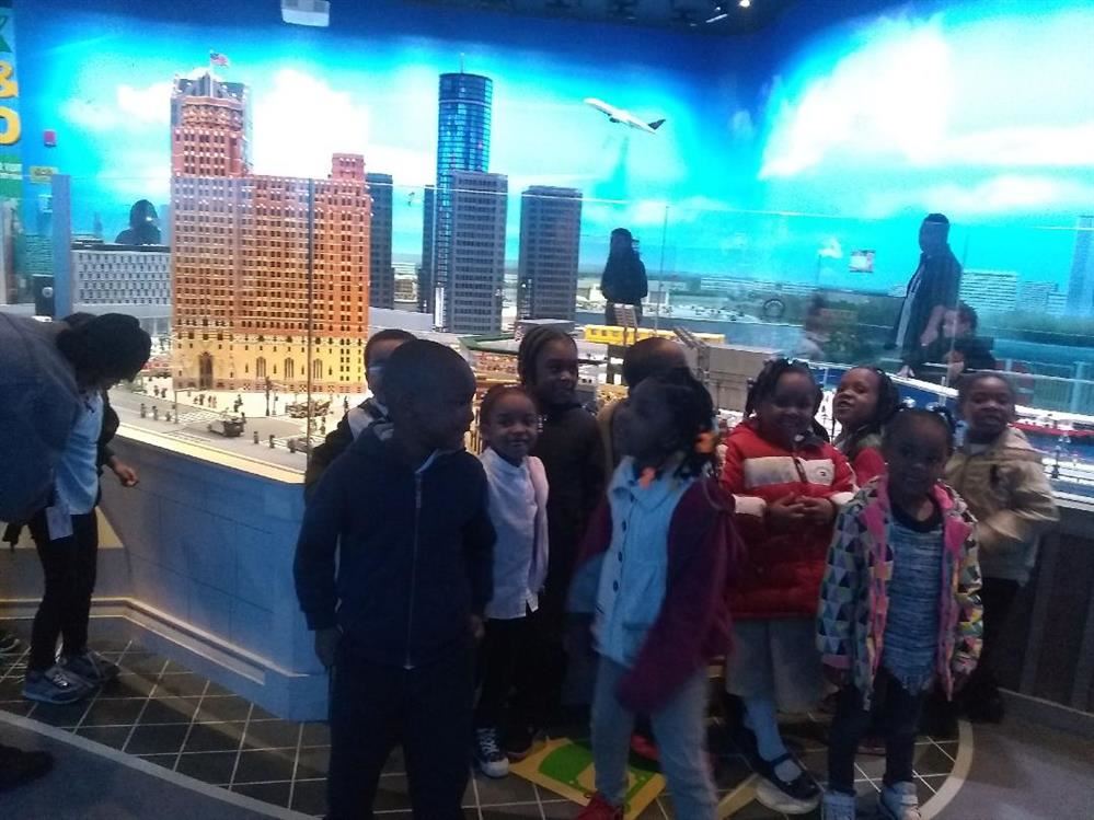 Students at Lego Land