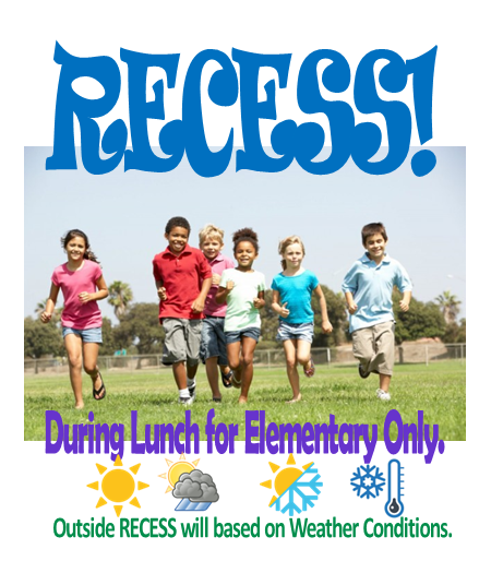 During Elementary Lunchtime