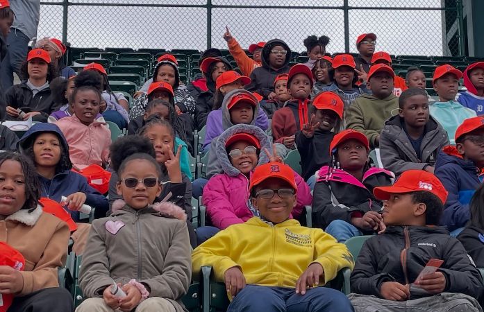 Scholars at the Detroit Tigers Game