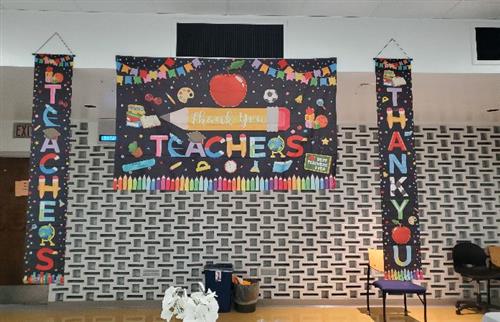  thank you, teacher banner