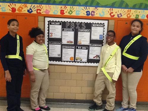 Safety Patrol Students 