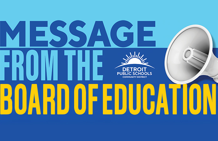  Message from the Board of Education