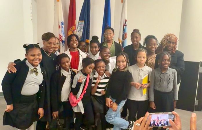  pre-med students at the court