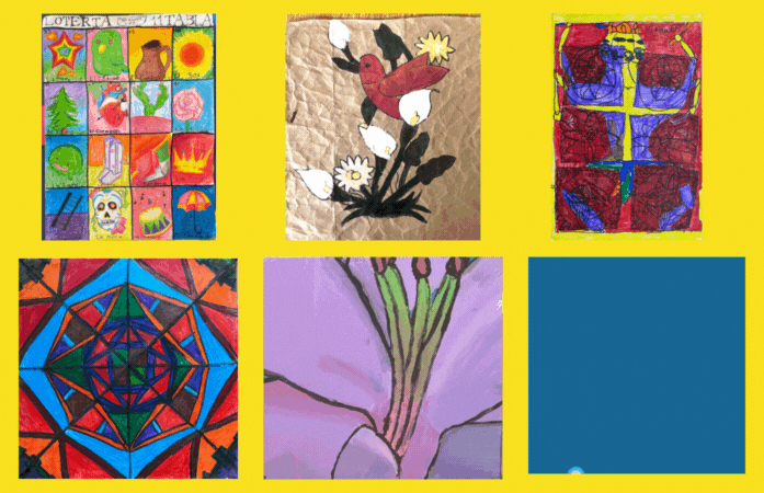  student art compilation