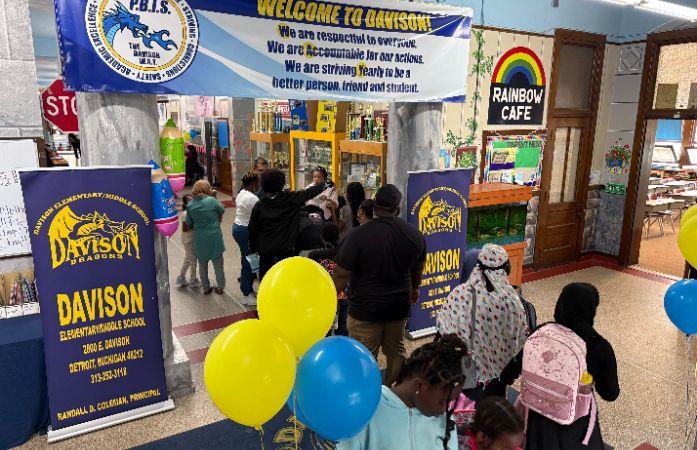 Staff are welcoming  parents and students