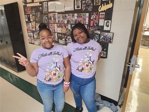 Students dress alike