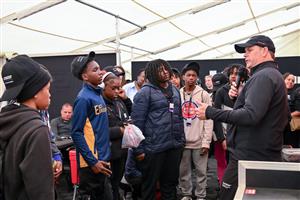 students listening
