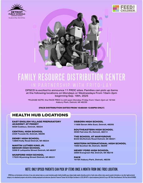FRDC Health Hub Locations