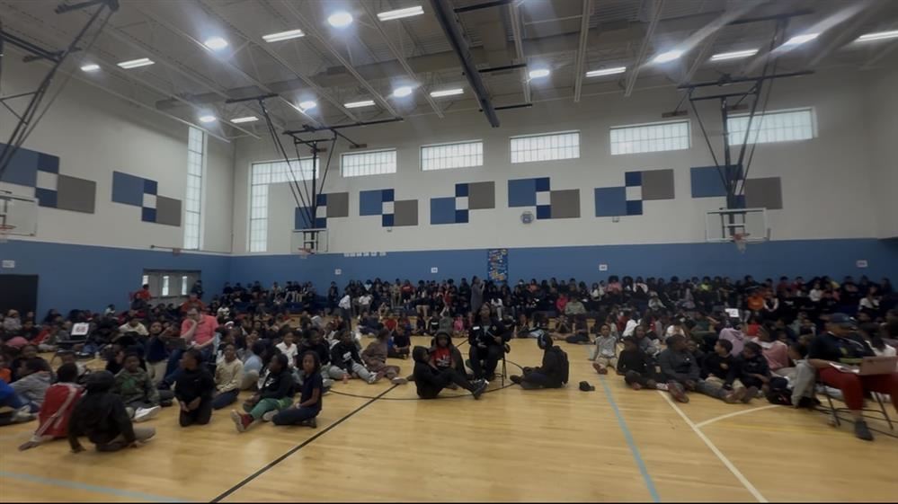  Pep Rally for grades 3-8 for m-step and psat