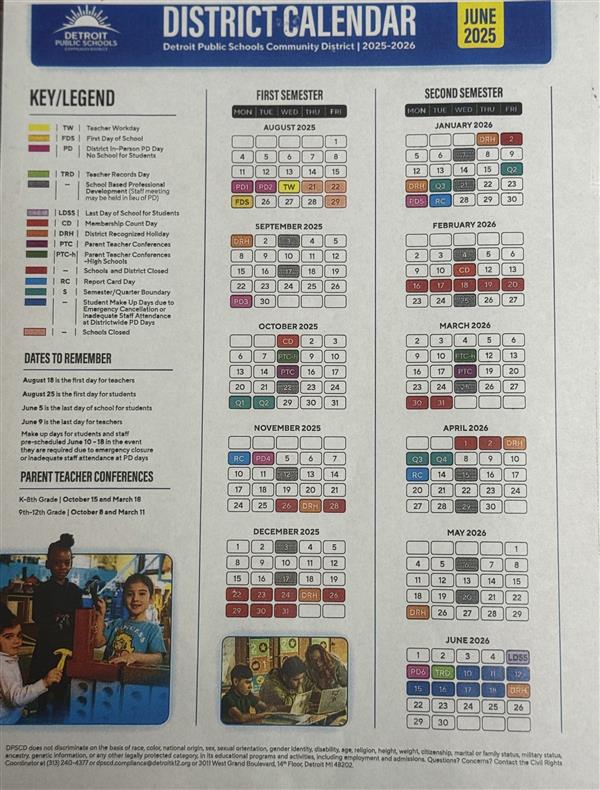 Academic Calendar 2025-2026
